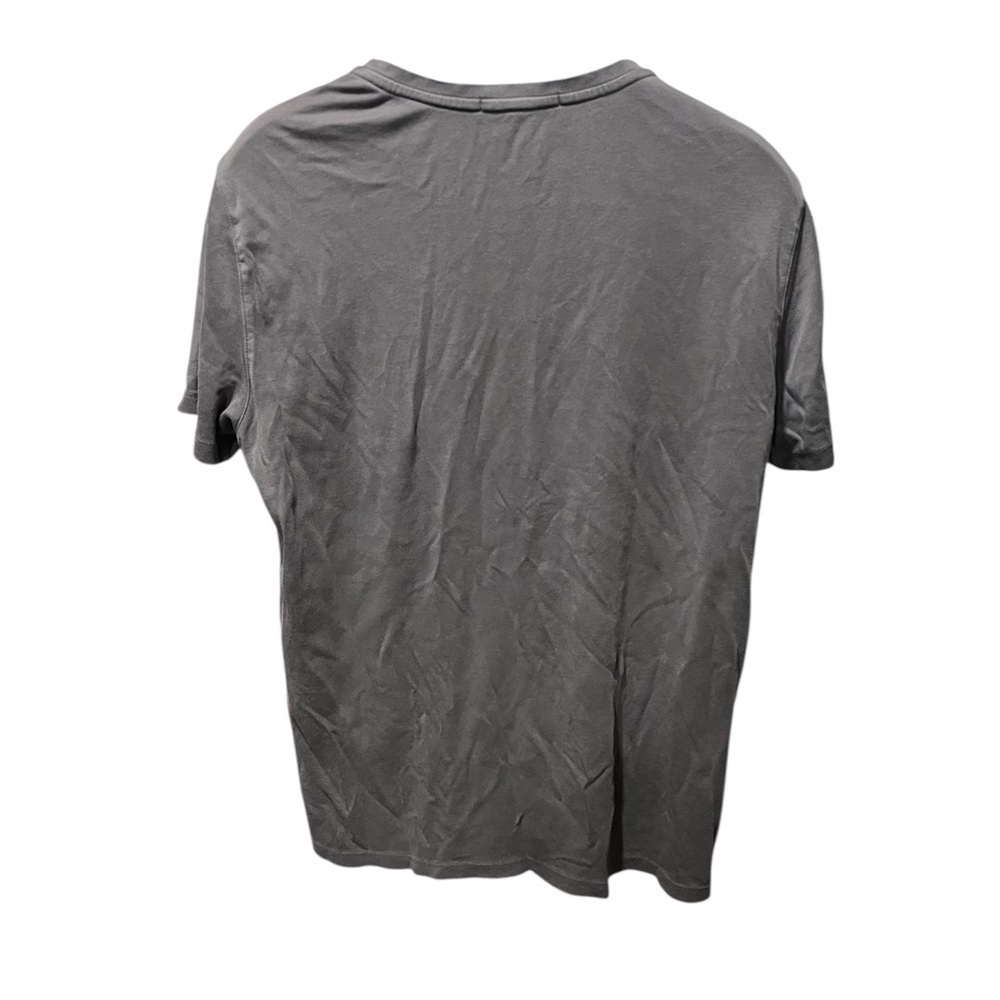 Robert Barakett Charcoal V-Neck T-Shirt Large - Picture 3 of 7